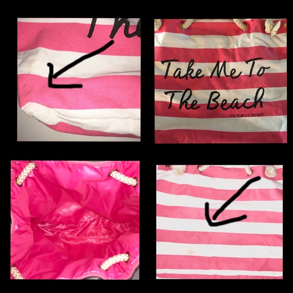 Victoria secret beach bag & nip beach napkins - Picture 4 of 4
